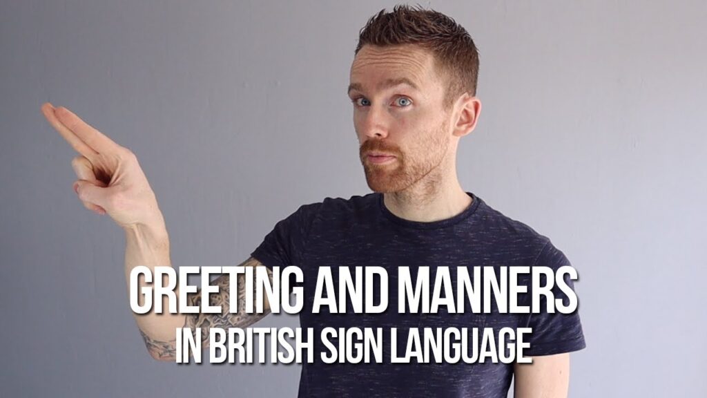 How to sign You'Re Welcome In British in ASL