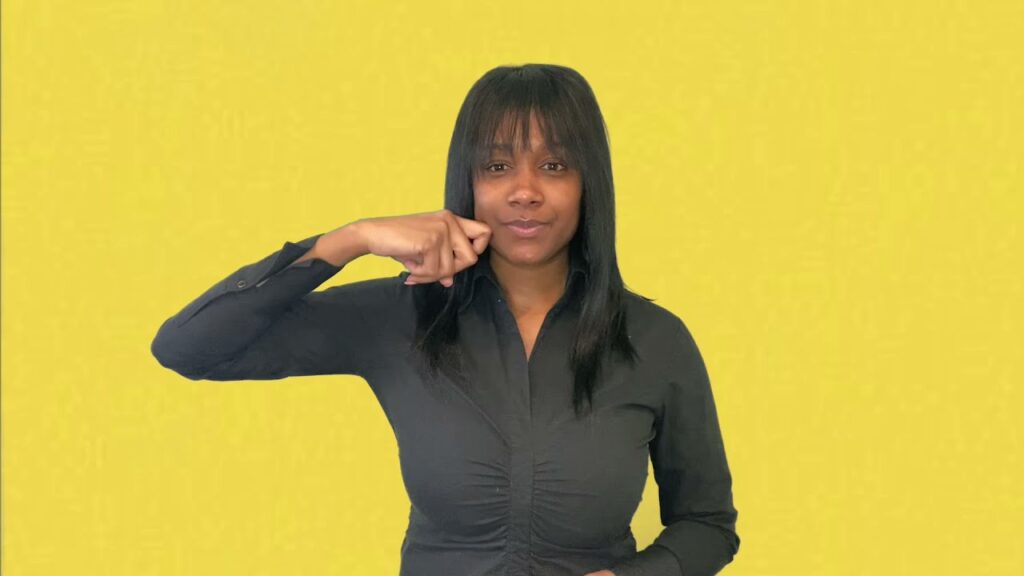 How to sign Apple in ASL