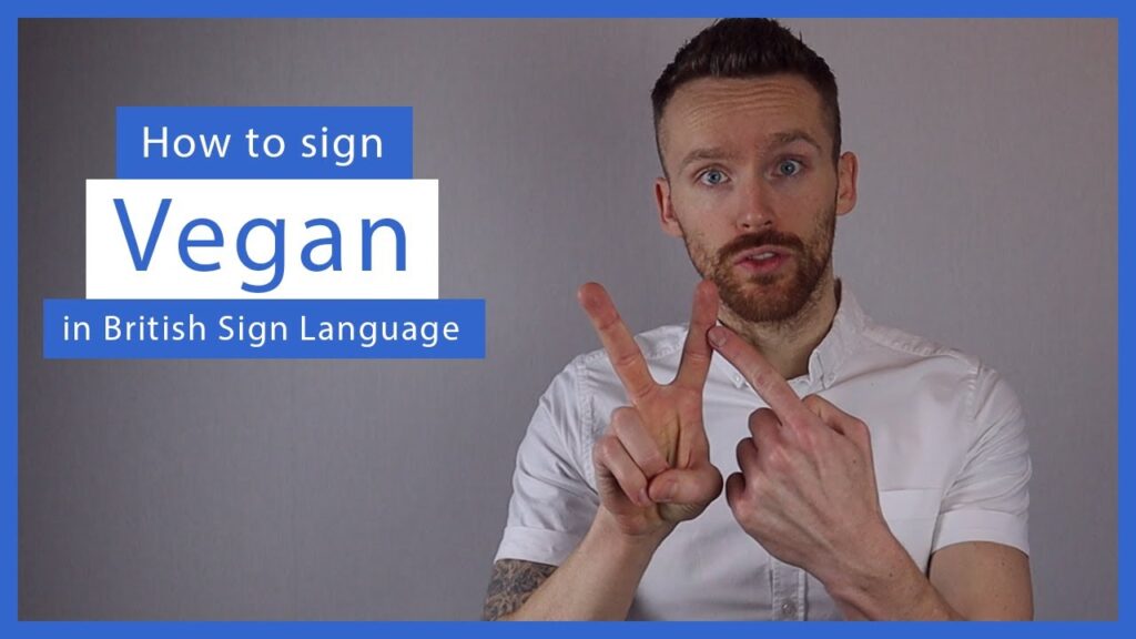 How to Sign Vegetarian in BSL
