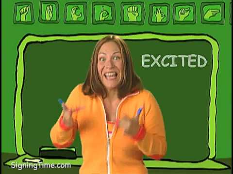 How to sign Excited in ASL