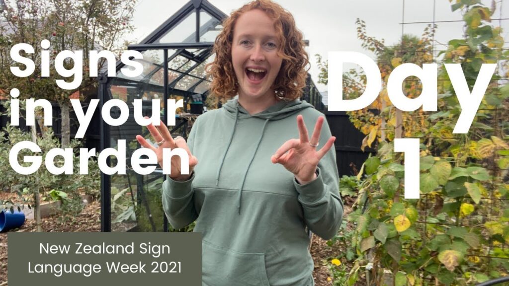 How to Sign Garden in NZSL