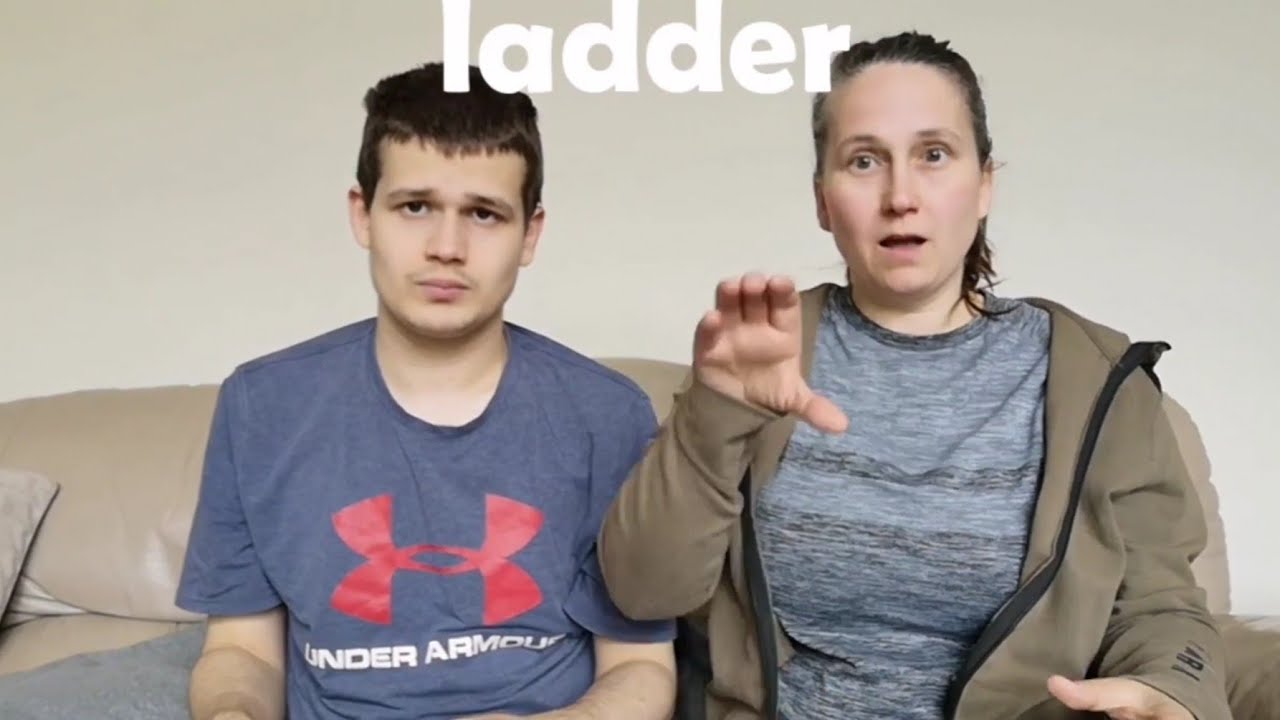 Ladder in British Sign Language (BSL) - Deafened Organization