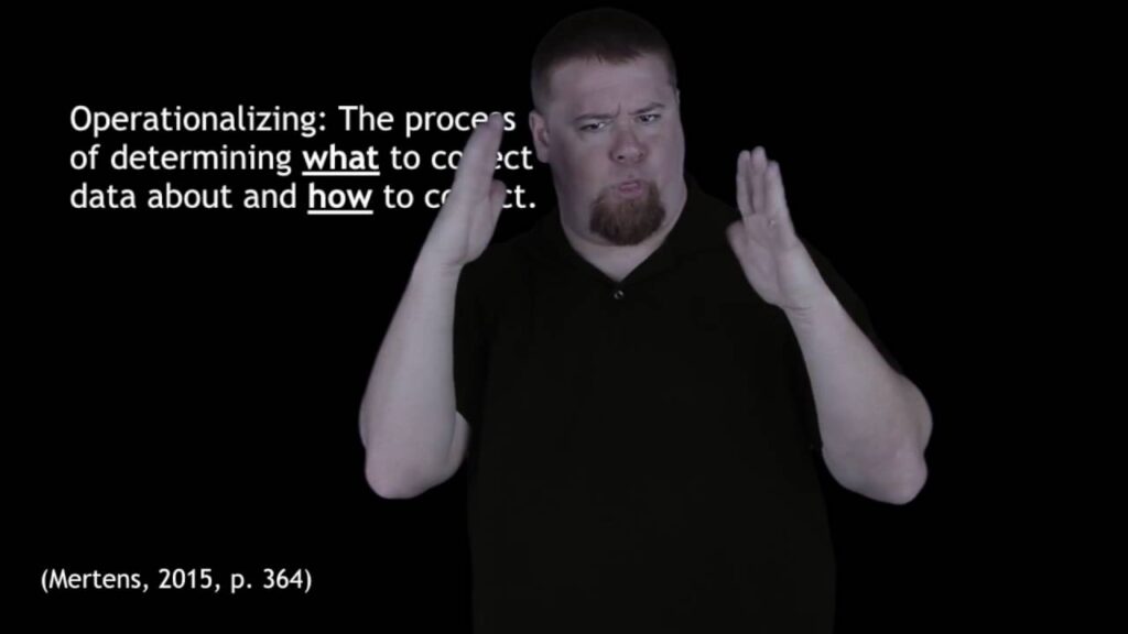 How to Sign Quantitative Research in Auslan