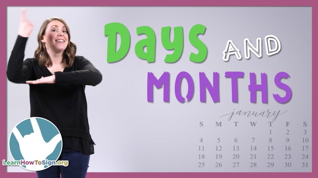 How to sign Week in ASL