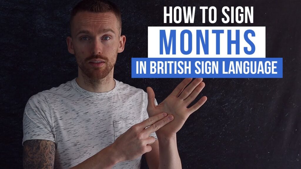 How to Sign Calendar Month in BSL