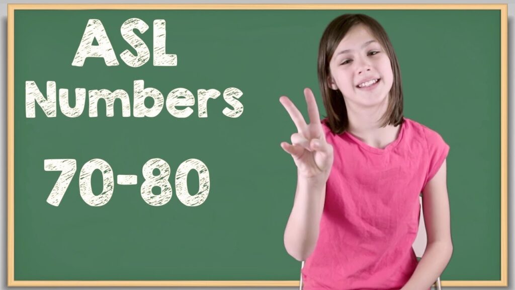 How to sign 70 in ASL