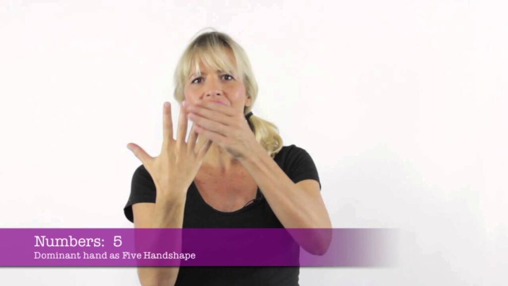 How to Sign Auslan 1 to 10 in Auslan
