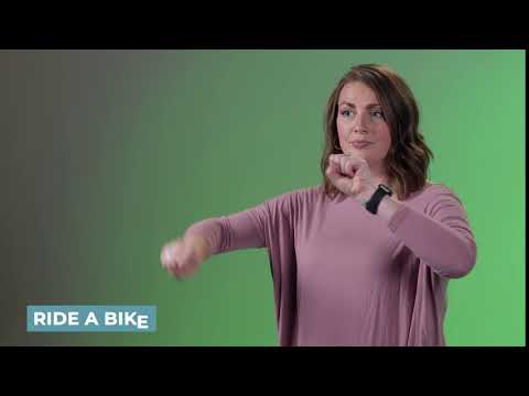 How to sign Bicycle in ASL