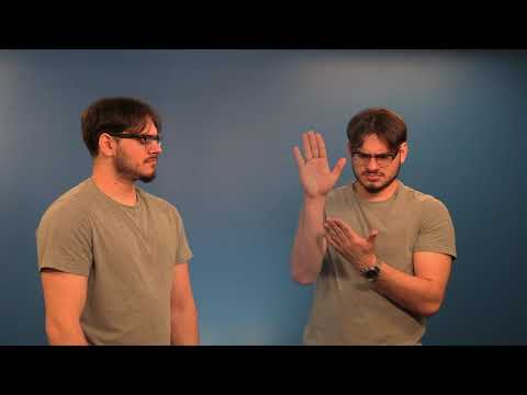 How to sign College in ASL