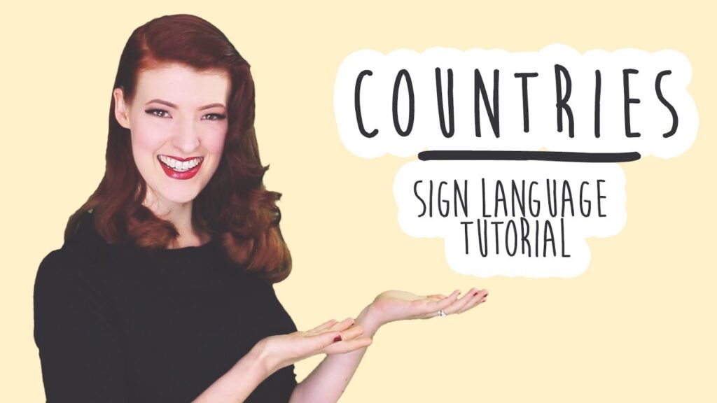 How to Sign Countries in BSL