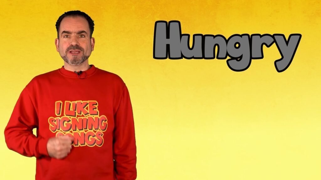 How to sign Bsl For Hungry in ASL
