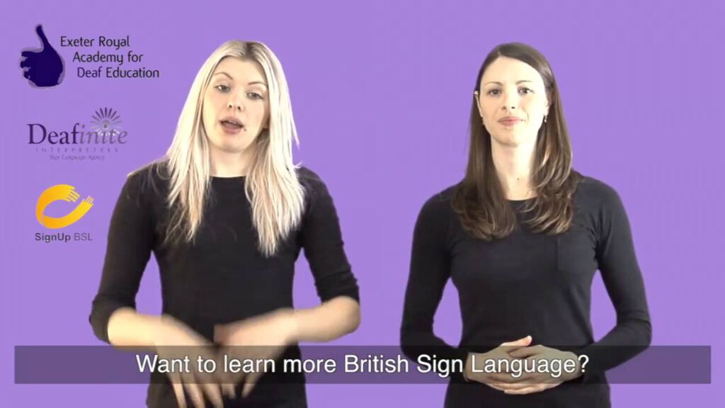 Sorry in British in British Sign Language (BSL) - Deafened Organization