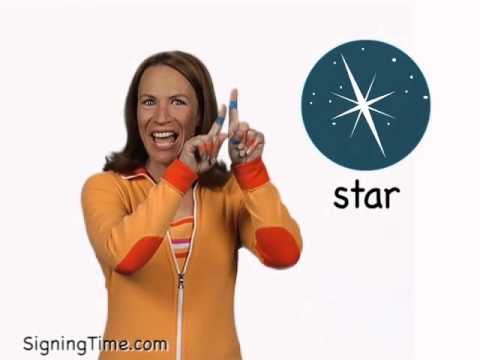 How to sign Stars in ASL