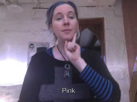 How to Sign Dark Blue in Auslan