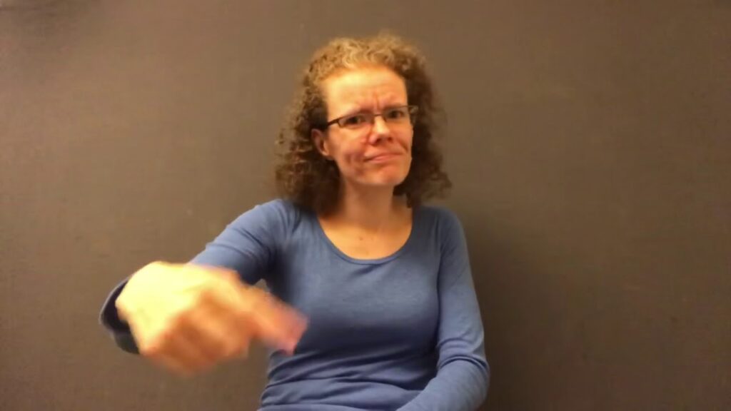How to Sign Nail in Auslan