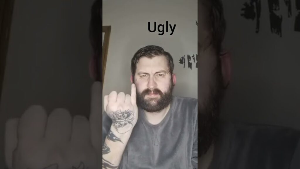 How to Sign Ugly in BSL