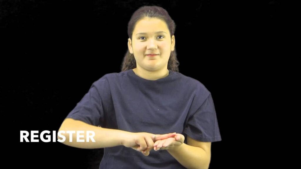 Register en langue des signes (ASL) - Deafened Organization