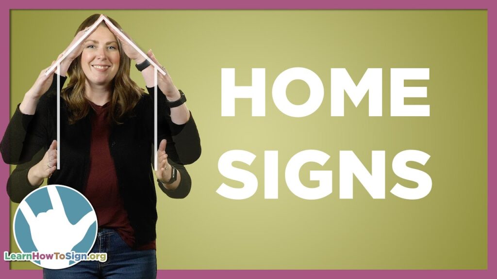 How to sign Home in ASL