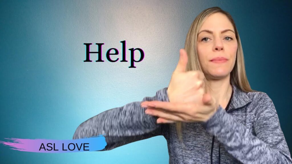 How to sign Help in ASL