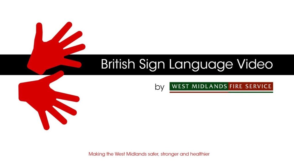 How to Sign Safe in BSL