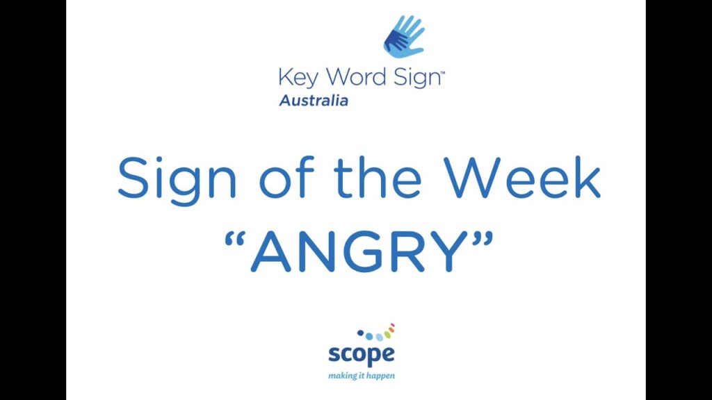 How to Sign Rage in Auslan