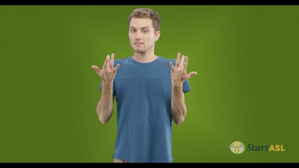 How to sign Event in ASL