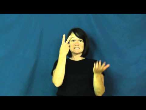 How to sign View in ASL