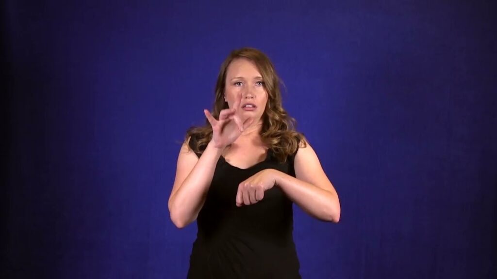 How to sign Touch in ASL