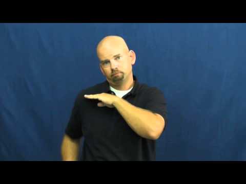 Underhand in Australian Sign Language (Auslan) - Deafened Organization