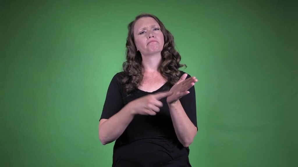 How to sign Sometimes in ASL