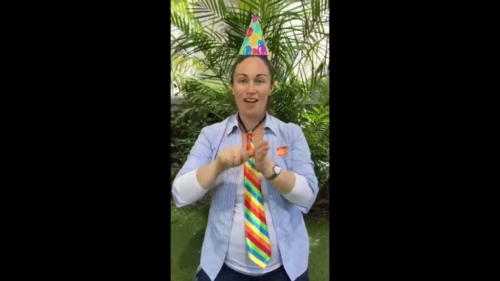 How to Sign Auslan Happy Birthday in Auslan