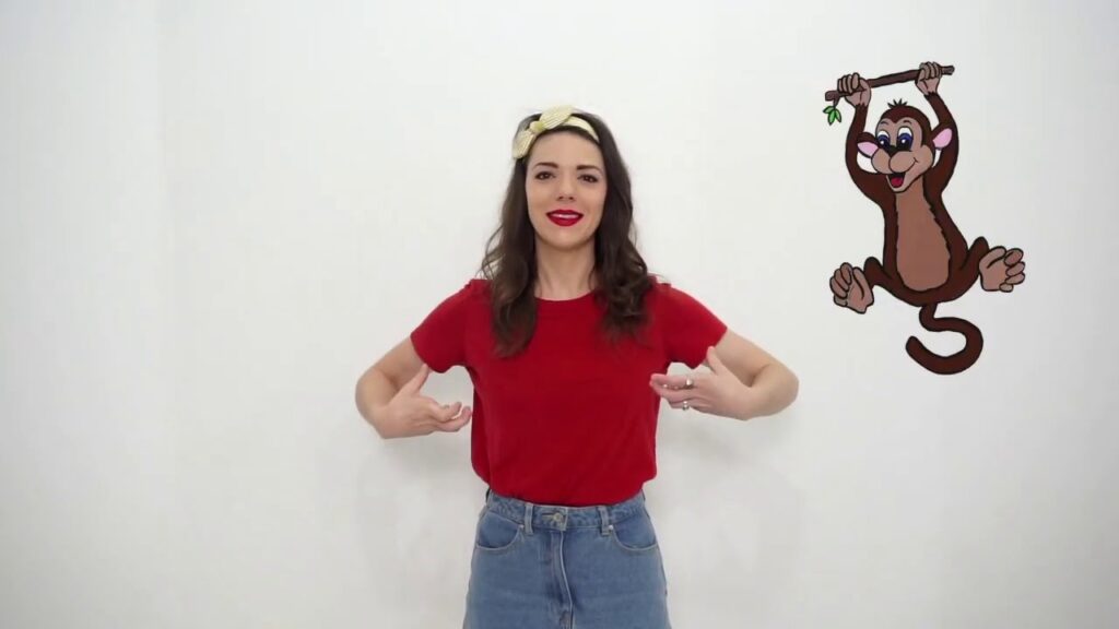 How to Sign Auslan 5 Little Monkeys in Auslan