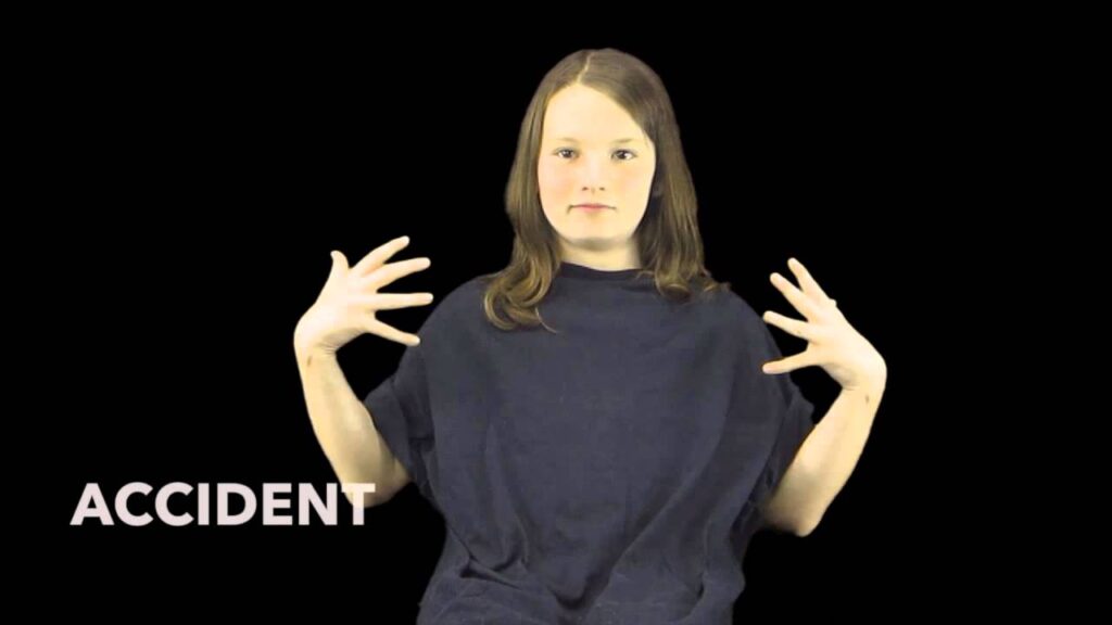 How to sign Accident in ASL