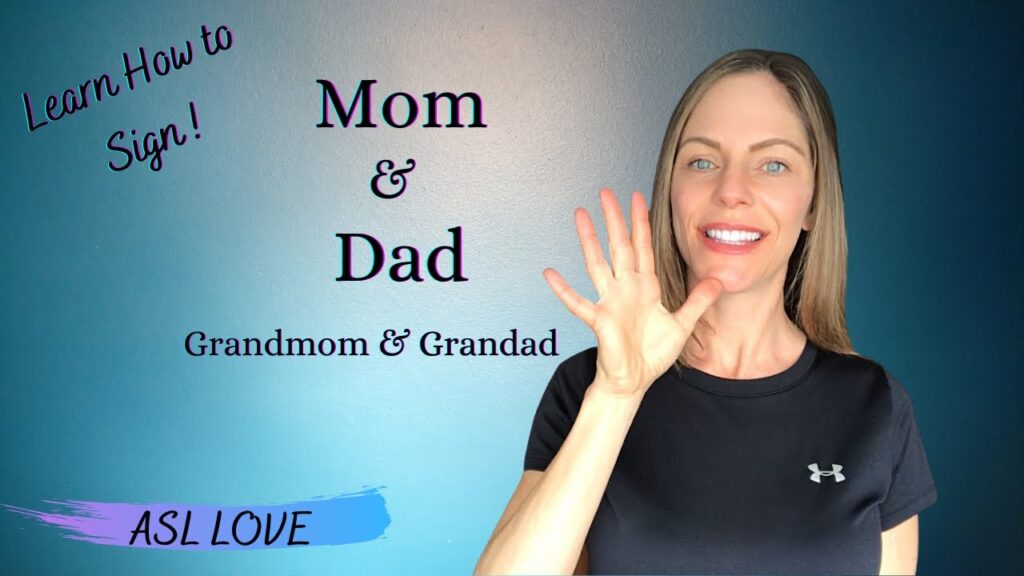 How to sign Grandmother in ASL