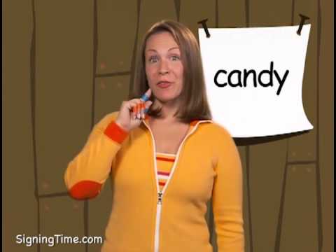 How to sign Candy in ASL