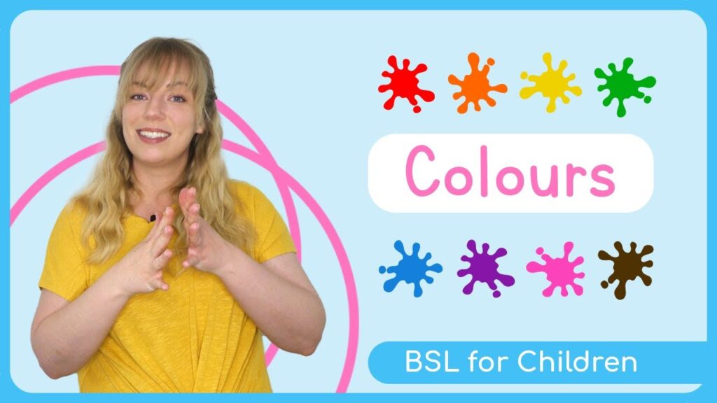 How to Sign Colours in BSL