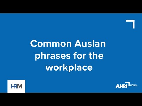 How to Sign Office in Auslan