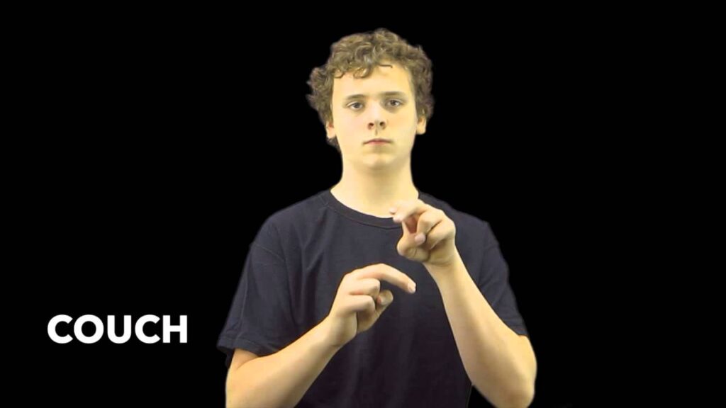 How to sign Couch in ASL