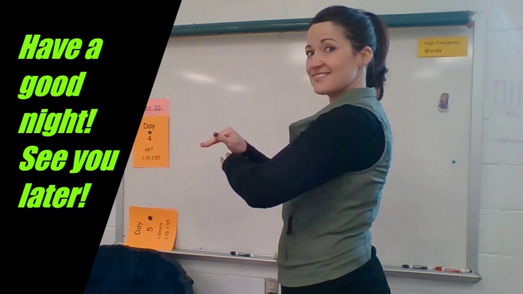 How to sign Have A Good Night in ASL