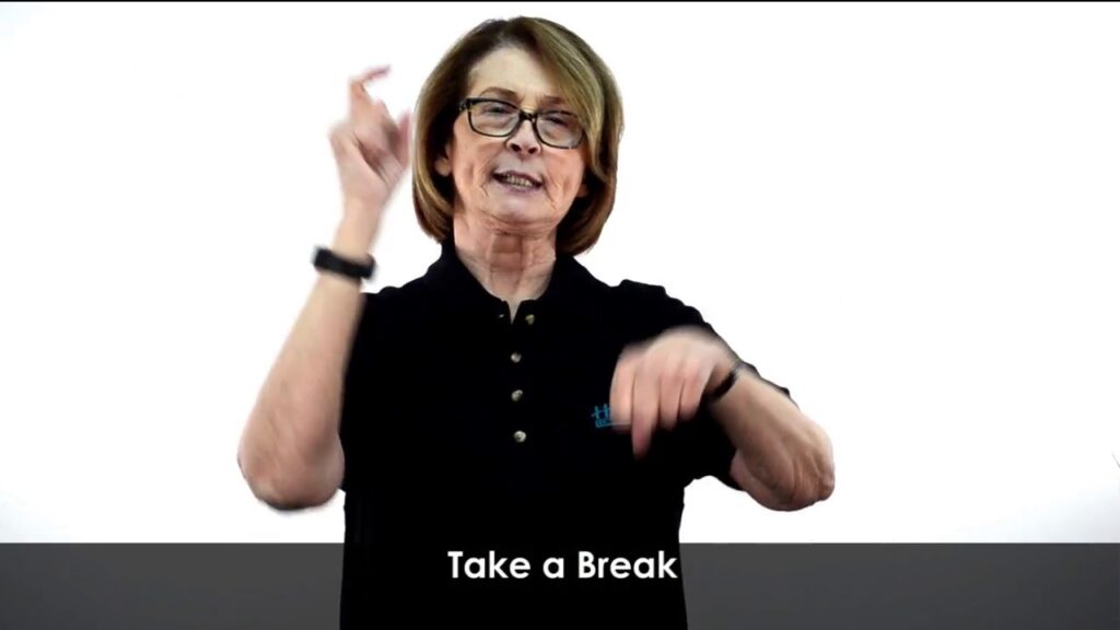 Breaktime in Sign Language (ASL) - Deafened Organization