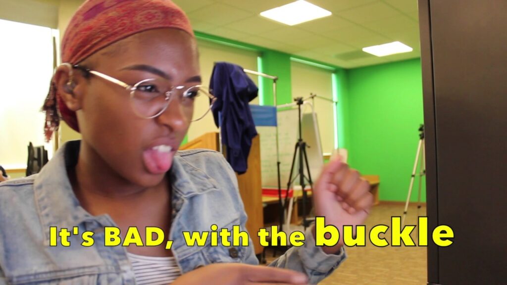 Buckle in Sign Language (ASL) - Deafened Organization