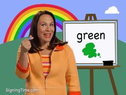 How to sign Green in ASL