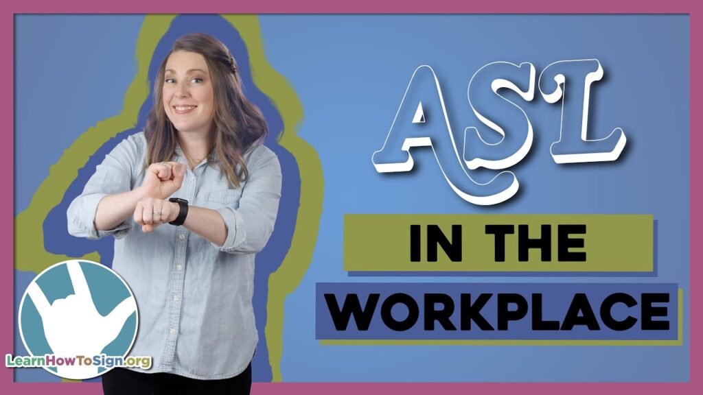 How to sign Office in ASL