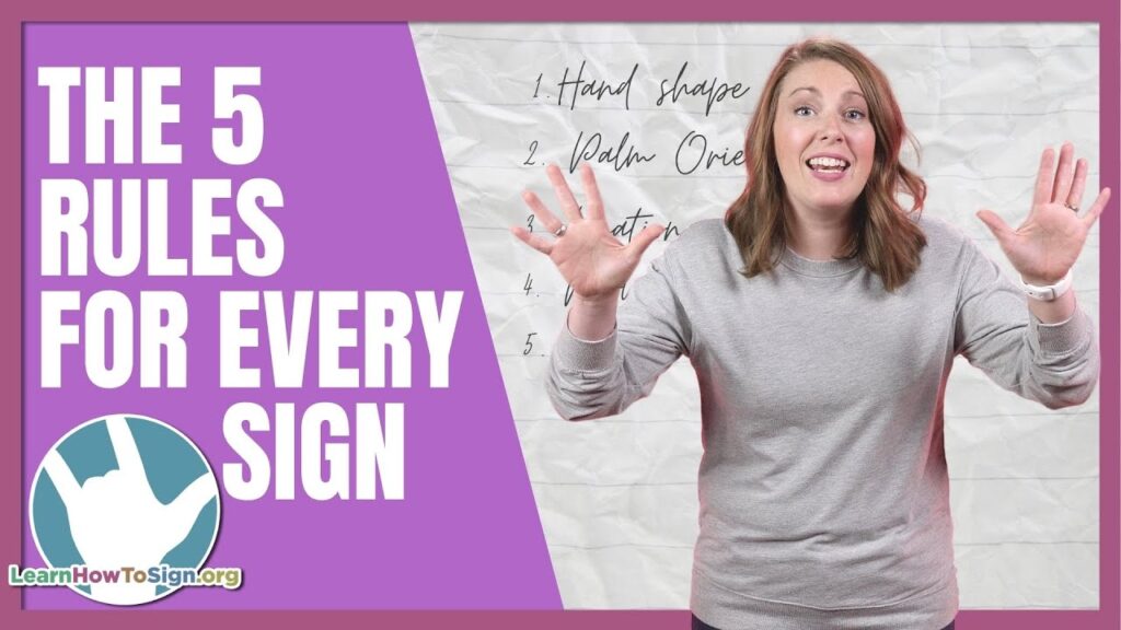 Rule Asl Rule en langue des signes (ASL) - Deafened Organization