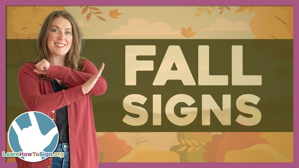 How to sign Fall in ASL