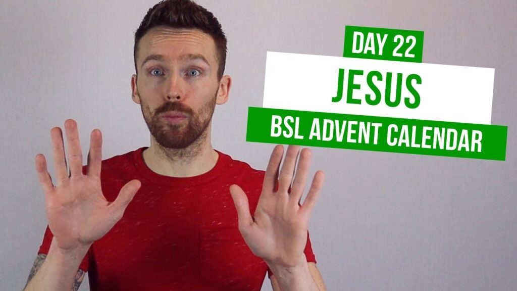 How to Sign Jesus Christ in BSL