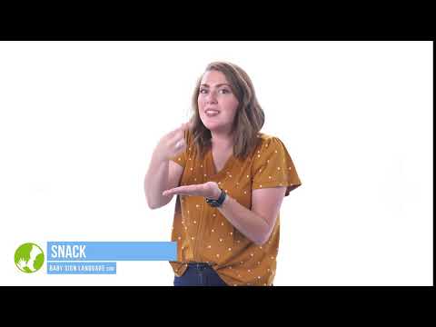 How to sign Snack in ASL