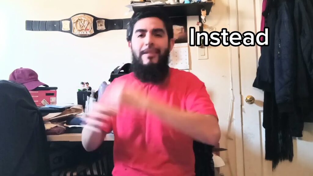 How to sign Instead in ASL