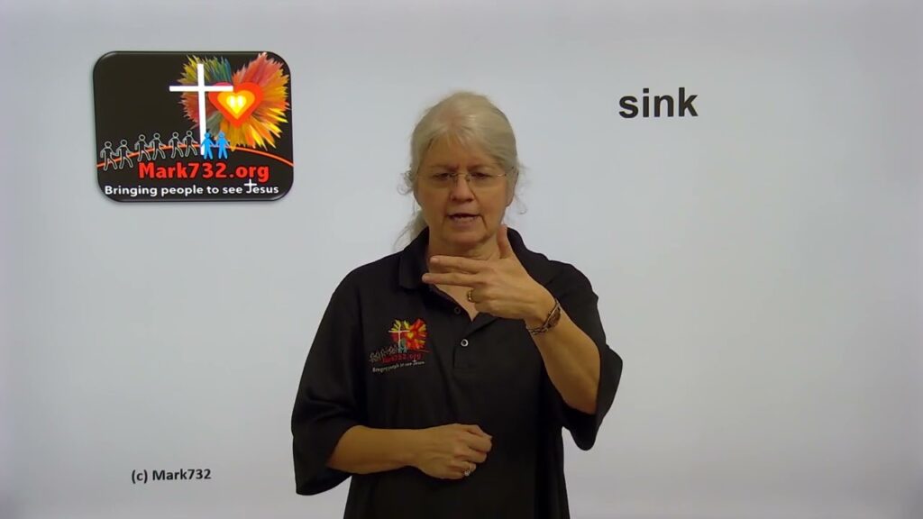 How to Sign Washbasin in Auslan
