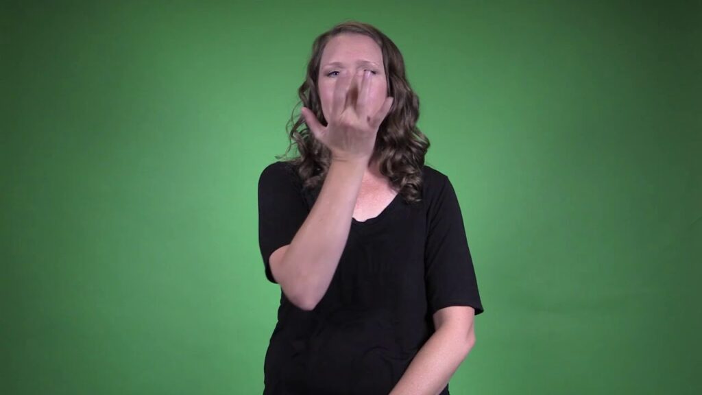 How to sign Contact in ASL